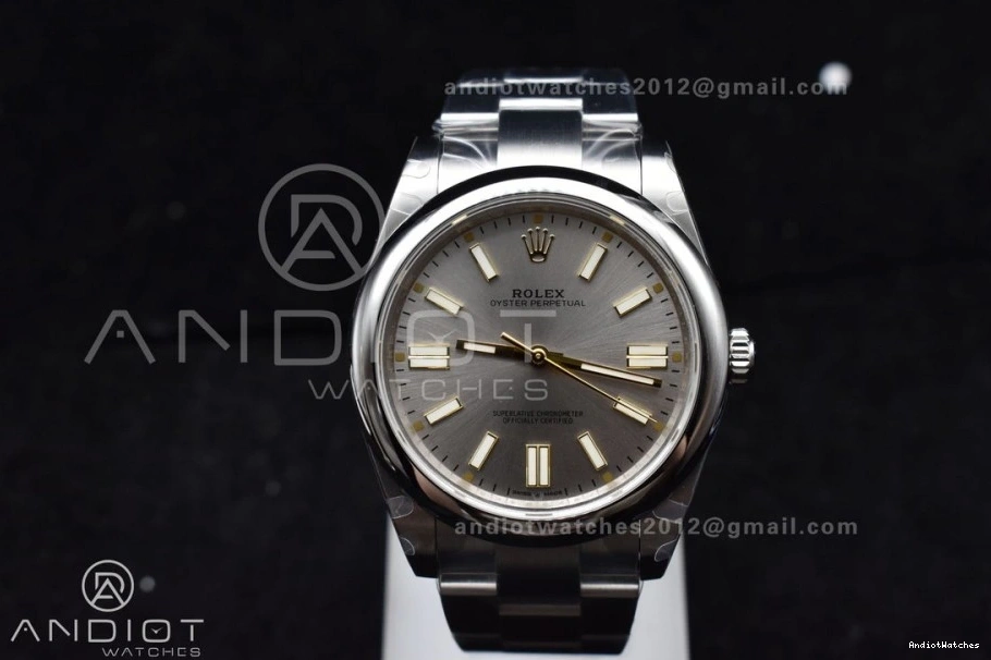 Steel Best 124300 A SunProtective 943 41mm Oyster 904L Perpetual 1:1 Silver Dial DIWF Edition 0306